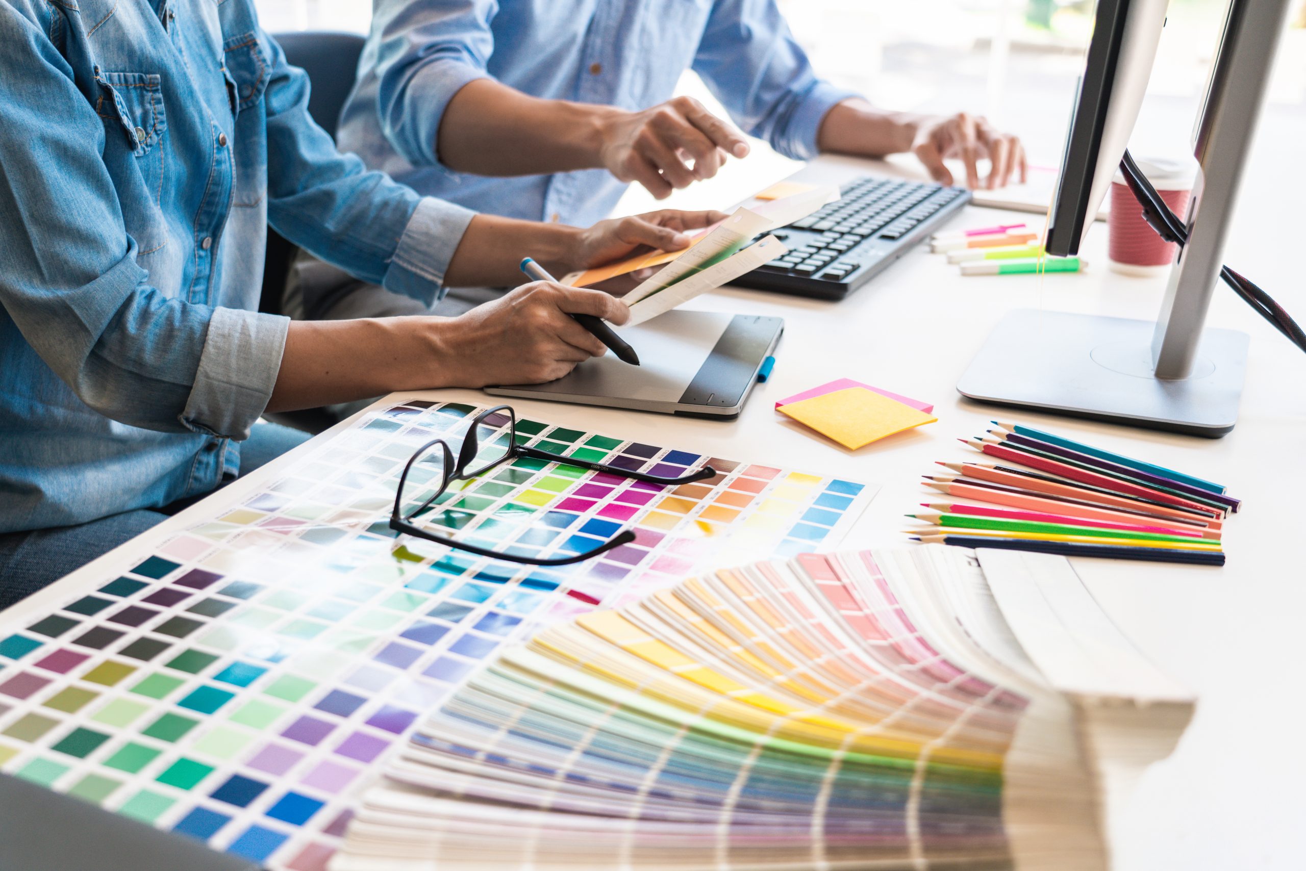 designer graphic creative creativity working together coloring u