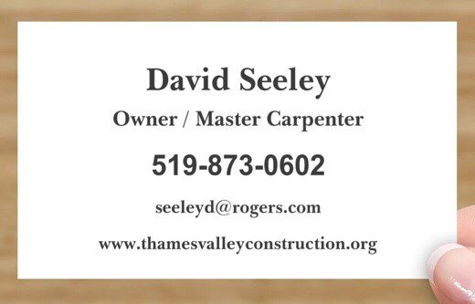 Business Cards _ Thames Valley Construction